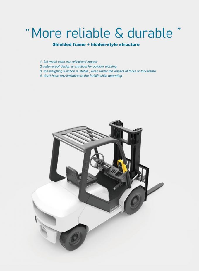 Indikator Skala yang dipasang di truk fork 5000kg Untuk berat Skala yang dipasang di truk fork 5