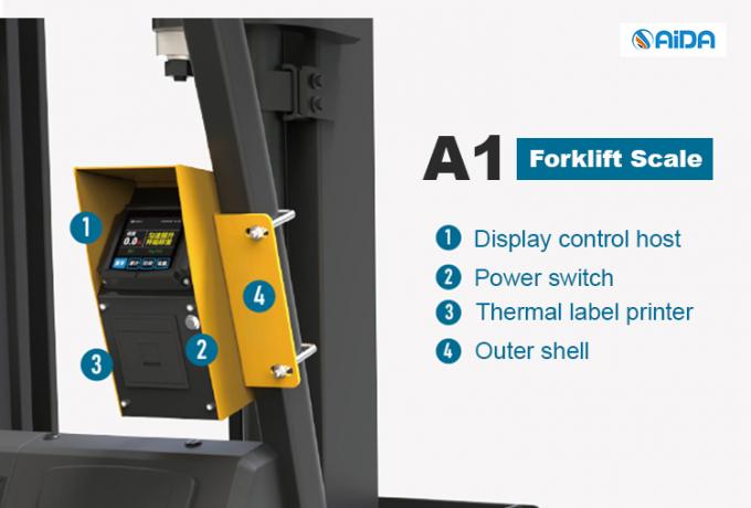 Skala Forklift Digital Profesional 5000kg Balance Truk Industri Menggunakan indikator berat forklift 1