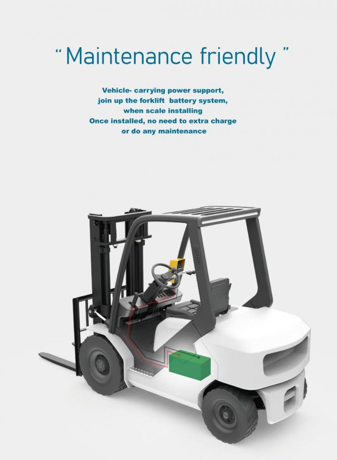 Lithium Battery Digital Forklift Scale CE Certified Dipasang pada Skala Forklift 4