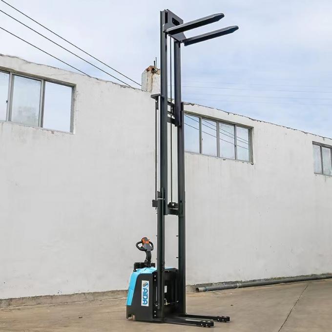 Motorized Electric Stacker Lift 5500mm Ketinggian Kontrol PLC Otomatis listrik mencapai stacker 3