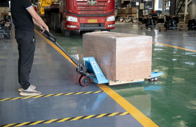 Mobil Pallet Hand Pallet 2000kg Blue Powder Coated 4