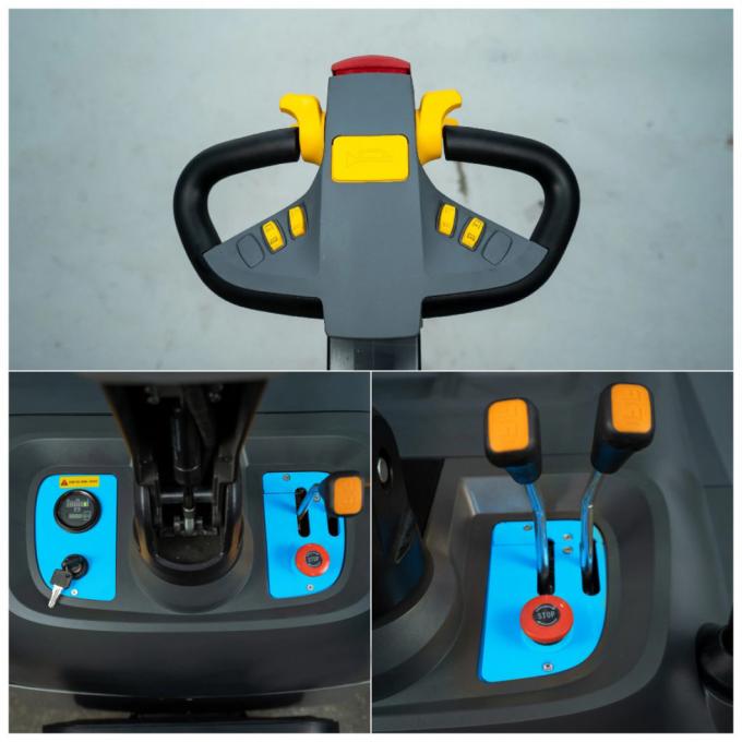 Super Electric Walkie Stacker Dengan Jangkauan 0