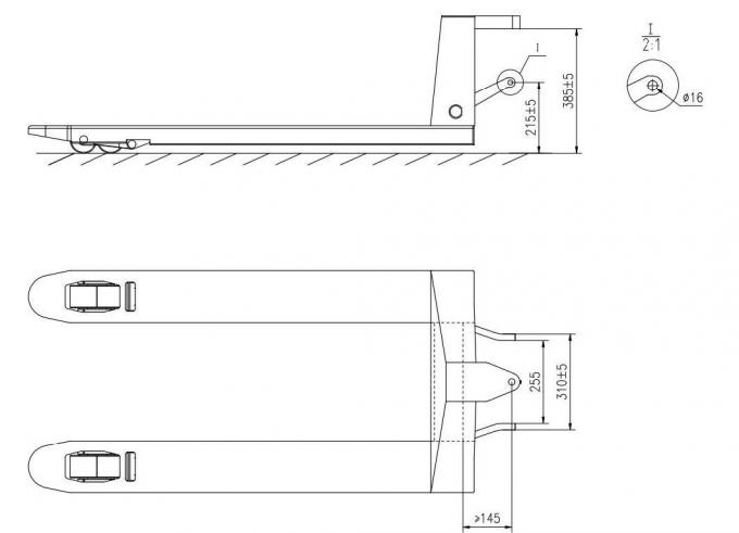 CE Certified Electric Pallet Jack Parts, Retrofit Pallet Jack Rebuild Kit 1