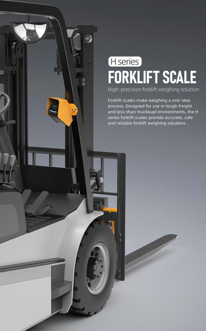 Sistem Skala Forklift Digital Elektronik 3.7V Litium Ion Aluminium 1