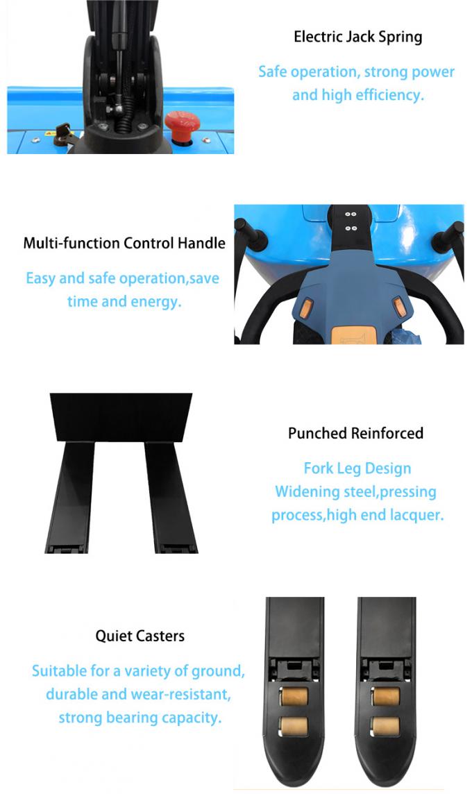 Stand bersertifikat CE pada Lithium Electric Hydraulic Pallet Jack 1